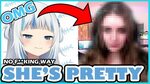 GAWR GURA ACCIDENTALLY SHOWS REAL FACE ON STREAM!!... - YouT